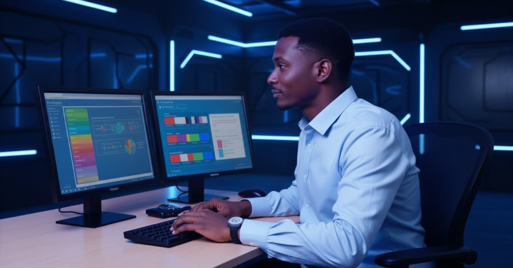 Adeniyi working